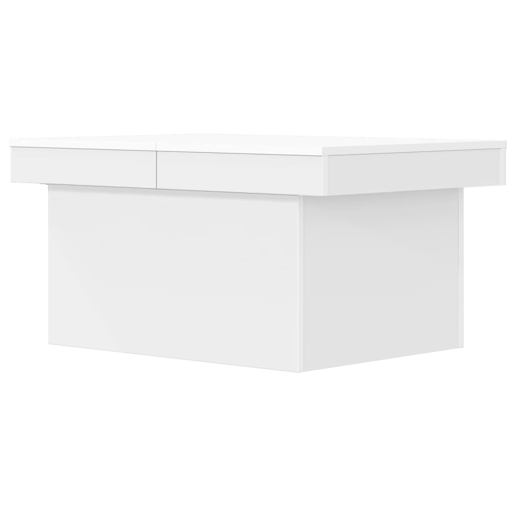 Tavolino da Salotto Bianco 100x55x40 cm in Legno Multistrato 840870