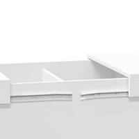 Tavolino da Salotto Bianco 100x55x40 cm in Legno Multistrato 840870