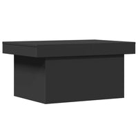 Tavolino da Salotto Nero 100x55x40 cm in Legno Multistrato 840871