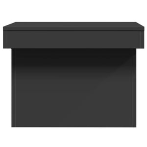 Tavolino da Salotto Nero 100x55x40 cm in Legno Multistrato 840871