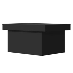 Tavolino da Salotto Nero 100x55x40 cm in Legno Multistrato 840871