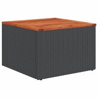 Set Divani da Giardino con Cuscini 7pz Nero Polyrattan 3227477