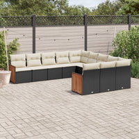 Set Divani da Giardino 11 pz con Cuscini in Polyrattan Nerocod mxl 92684