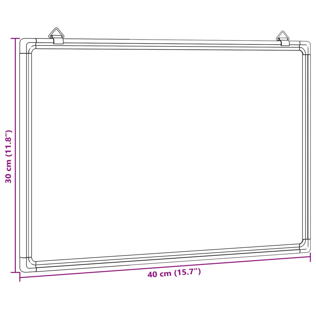 Lavagna Magnetica 40x30x1,7 cm in Alluminio 4005342