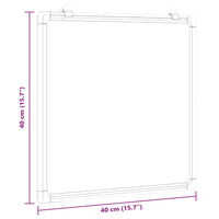 Lavagna Magnetica 40x40x1,7 cm in Alluminio 4005344