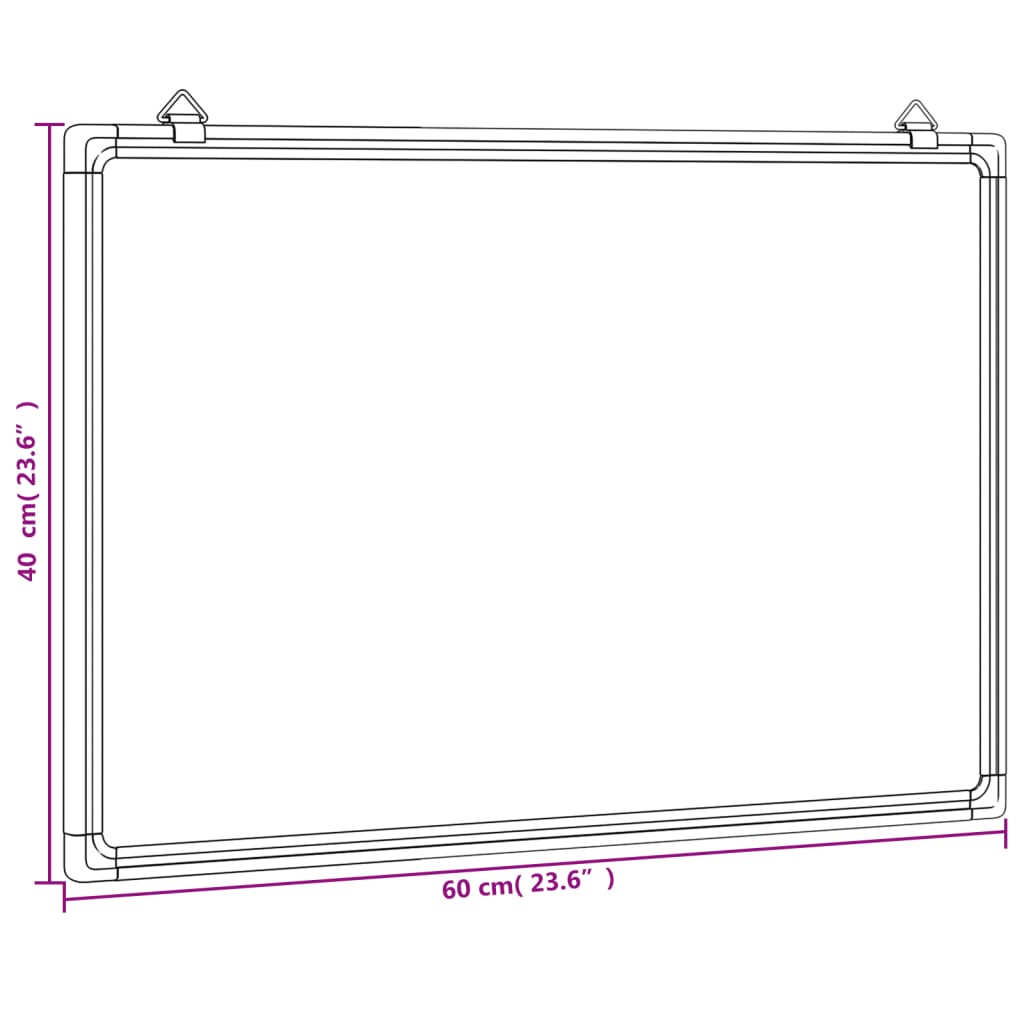 Lavagna Magnetica 60x40x1,7 cm in Alluminio 4005345