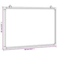 Lavagna Magnetica 60x40x1,7 cm in Alluminio 4005345