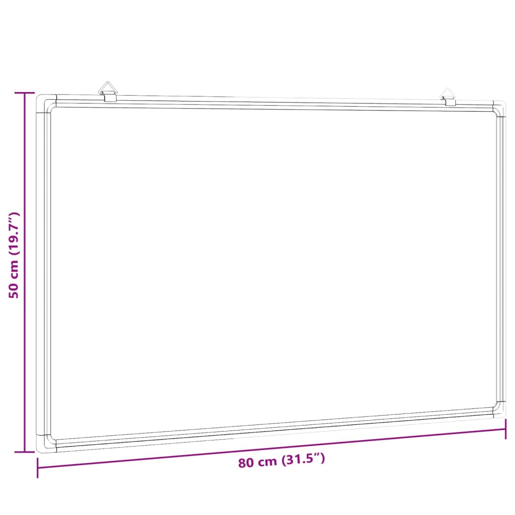 Lavagna Magnetica 80x50x1,7 cm in Alluminio 4005346