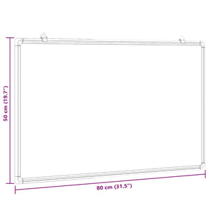 Lavagna Magnetica 80x50x1,7 cm in Alluminio 4005346