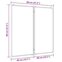 Lavagna Magnetica Pieghevole 80x80x1,7 cm in Alluminio 4005351