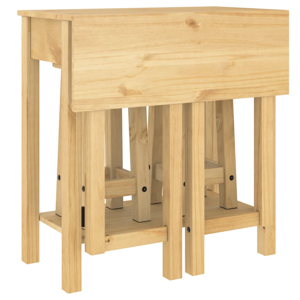 Set da Bar 3 pz in Legno Massello di Pino 4005696