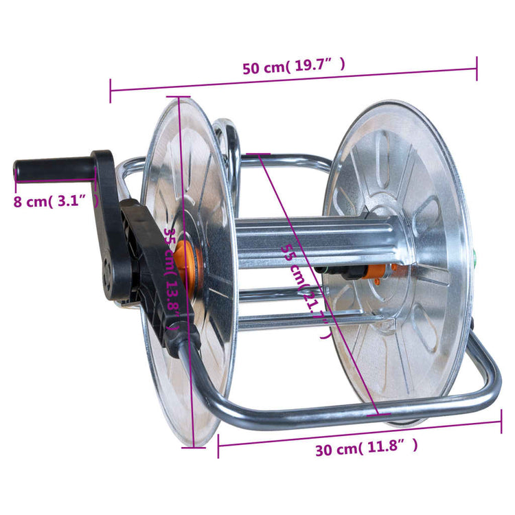 Avvolgitubo a Parete per Tubo Flessibile 50 m 1/2" o 35 m 3/4" 4005277