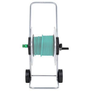 Carrello Avvolgitubo per Tubo Flessibile 60 m 1/2" in Acciaio 4005280