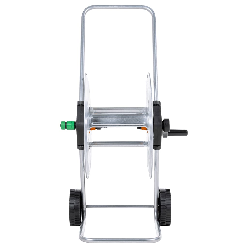 Carrello Avvolgitubo per Tubo Flessibile 60 m 1/2" in Acciaio 4005280