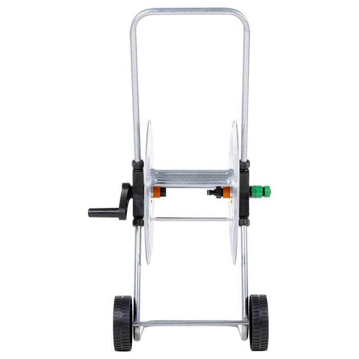 Carrello Avvolgitubo per Tubo Flessibile 60 m 1/2" in Acciaio 4005280