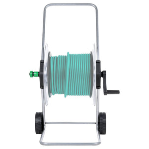 Carrello Avvolgitubo per Tubo Flessibile 80 m 1/2" o 50 m 3/4" 4005281