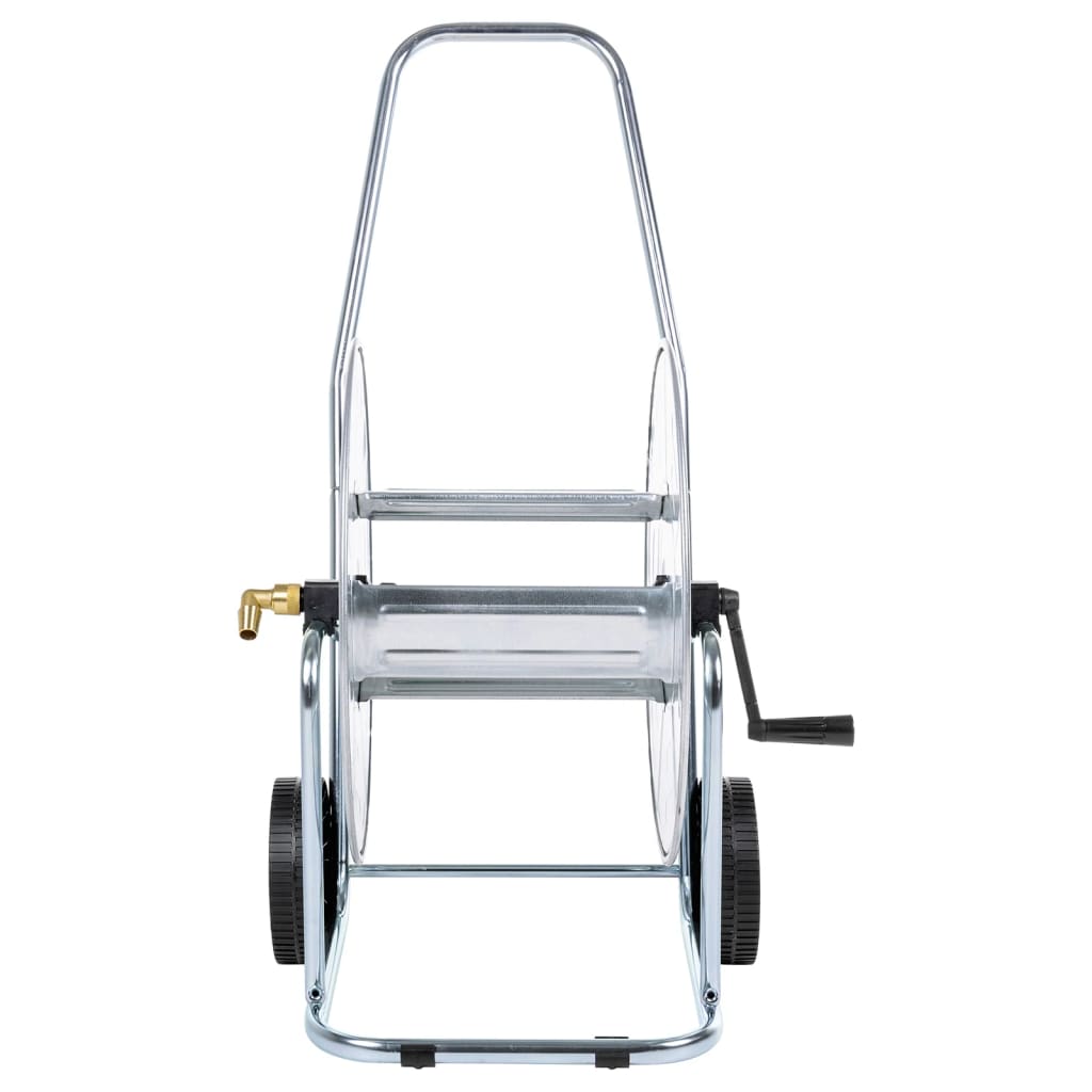 Carrello Avvolgitubo per Tubo Flessibile 80 m 3/4" in Acciaio 4005283