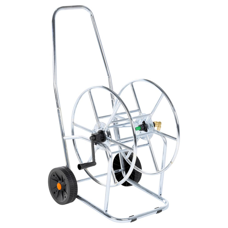 Carrello Avvolgitubo per Tubo Flessibile 80 m 3/4" in Acciaio 4005284