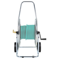 Carrello Avvolgitubo per Tubo Flessibile 80 m 3/4" in Acciaio 4005284