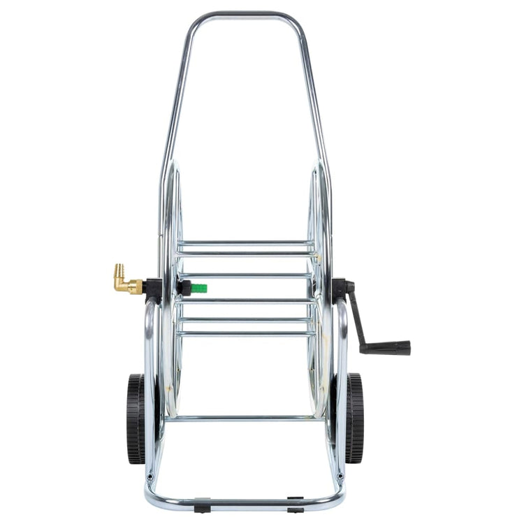 Carrello Avvolgitubo per Tubo Flessibile 80 m 3/4" in Acciaio 4005284