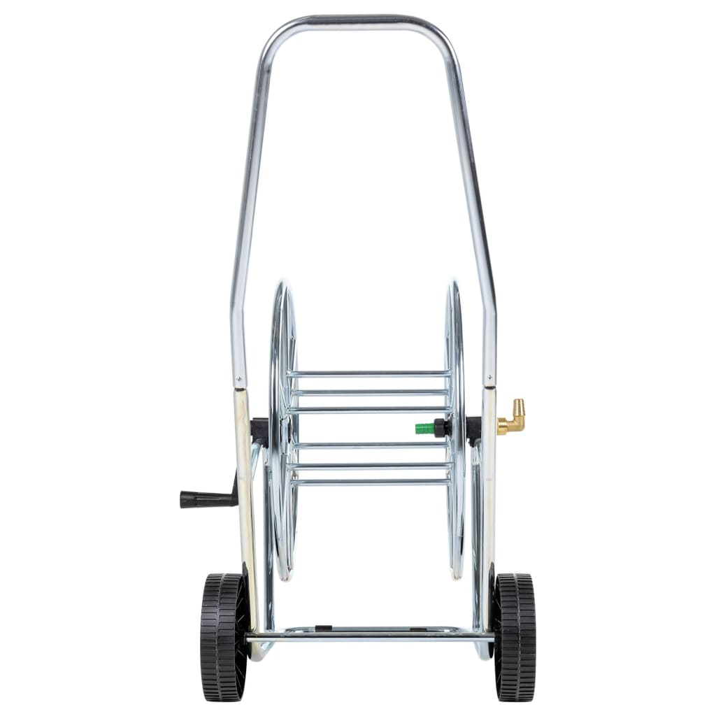 Carrello Avvolgitubo per Tubo Flessibile 80 m 3/4" in Acciaio 4005284