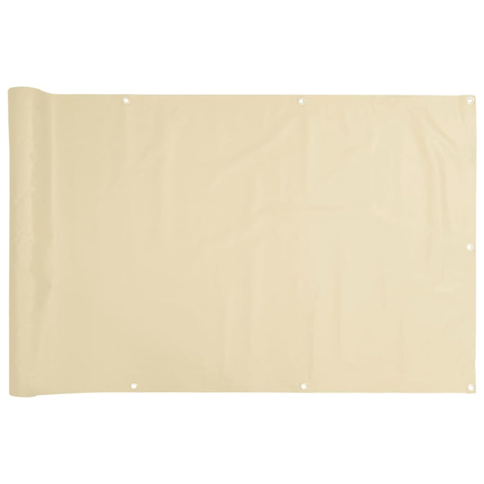 Paravento da Giardino Crema 500x75 cm in PVC 4005390