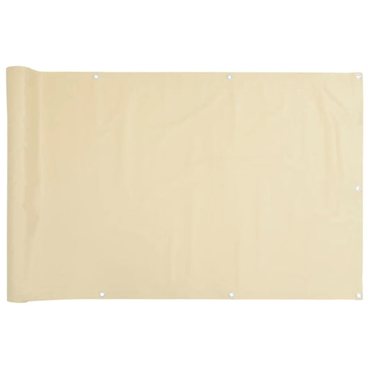 Paravento da Giardino Crema 800x75 cm in PVC 4005393