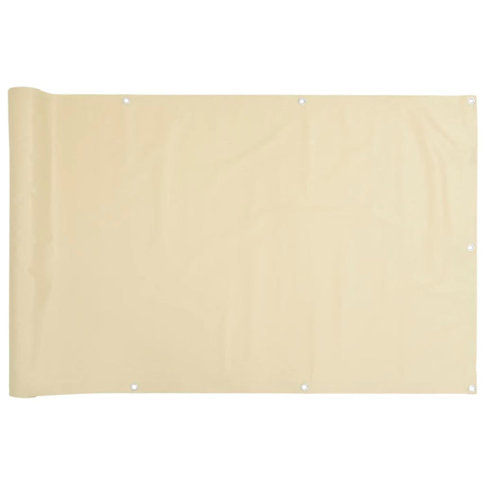 Paravento da Giardino Crema 800x75 cm in PVC 4005393