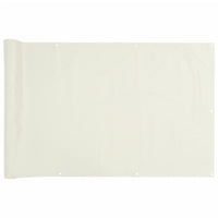 Paravento da Giardino Bianco 700x75 cm in PVC 4005400