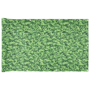 Paravento da Giardino con Aspetto Pianta Verde 400x75 cm PVC 4005405