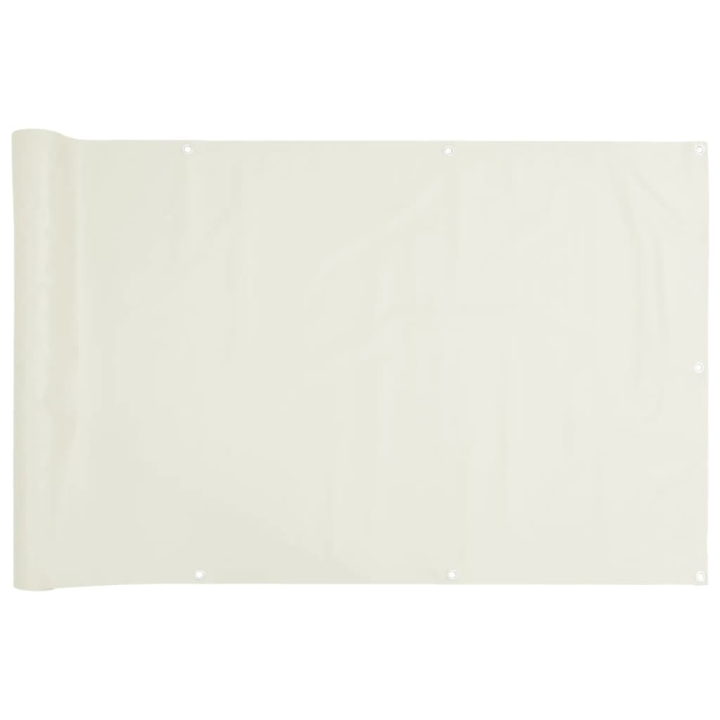 Paravento da Giardino Bianco 700x90 cm in PVC 4005456