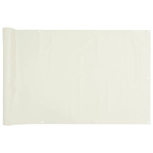 Paravento da Giardino Bianco 700x90 cm in PVC 4005456