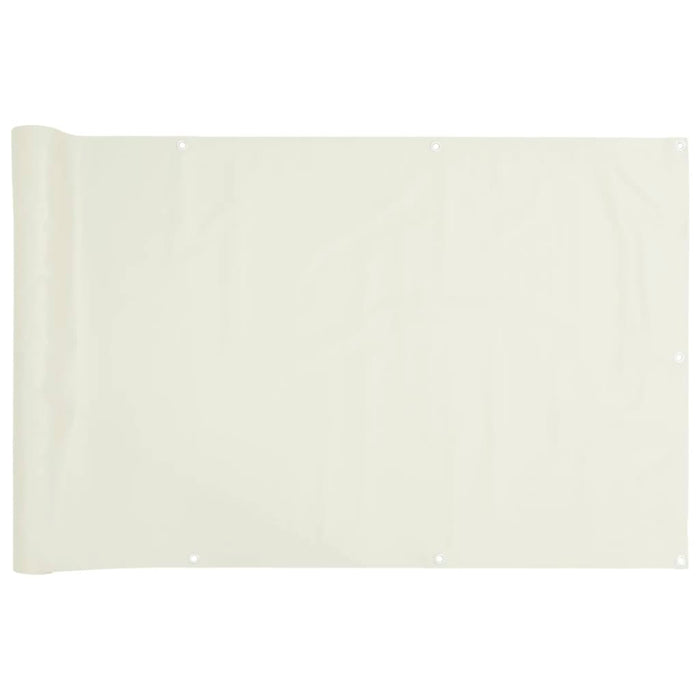 Paravento da Giardino Bianco 700x90 cm in PVC 4005456