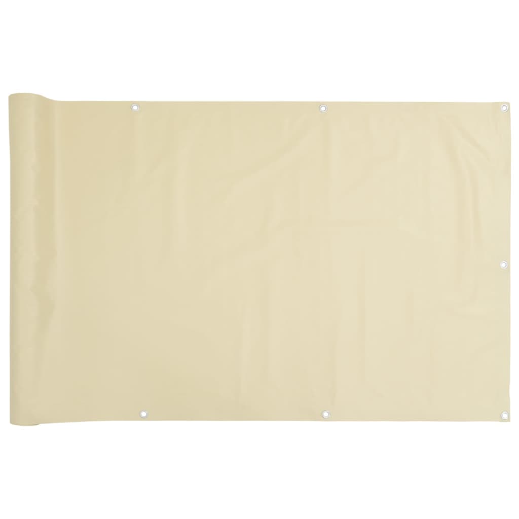 Paravento da Giardino Crema 700x120 cm in PVC 4005504