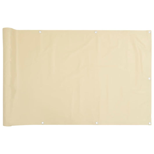 Paravento da Giardino Crema 700x120 cm in PVC 4005504