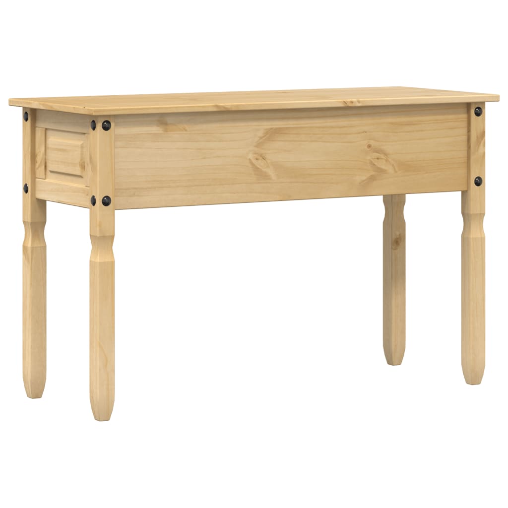 Tavolino Consolle Corona 115x46x73 cm in Legno Massello di Pino 4005665