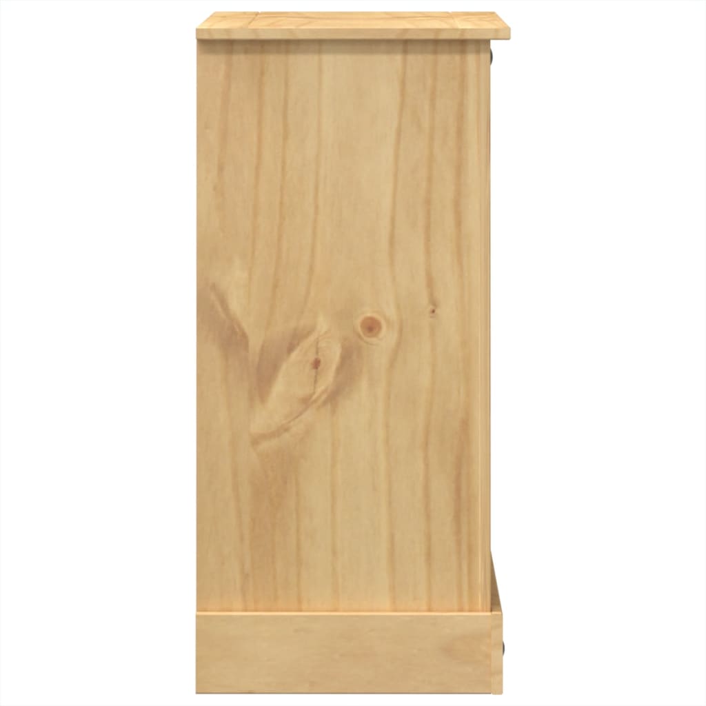 Cassettiera Corona 80x43x91 cm in Legno Massello di Pino 4005670