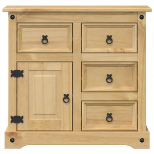 Credenza Corona 87x40x76 cm in Legno Massello di Pino 4005679