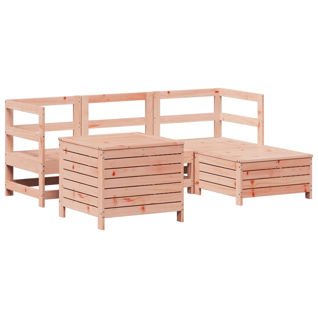 Set Divani da Giardino 5 pz in Legno Massello Abete Douglas 3250490