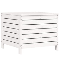 Set Salotto da Giardino 5 pz Bianco in Legno Massello di Pino 3250501