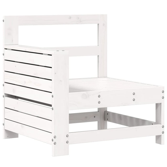 Set Divani da Giardino 8 pz in Legno Massello di Pino Bianco 3250565