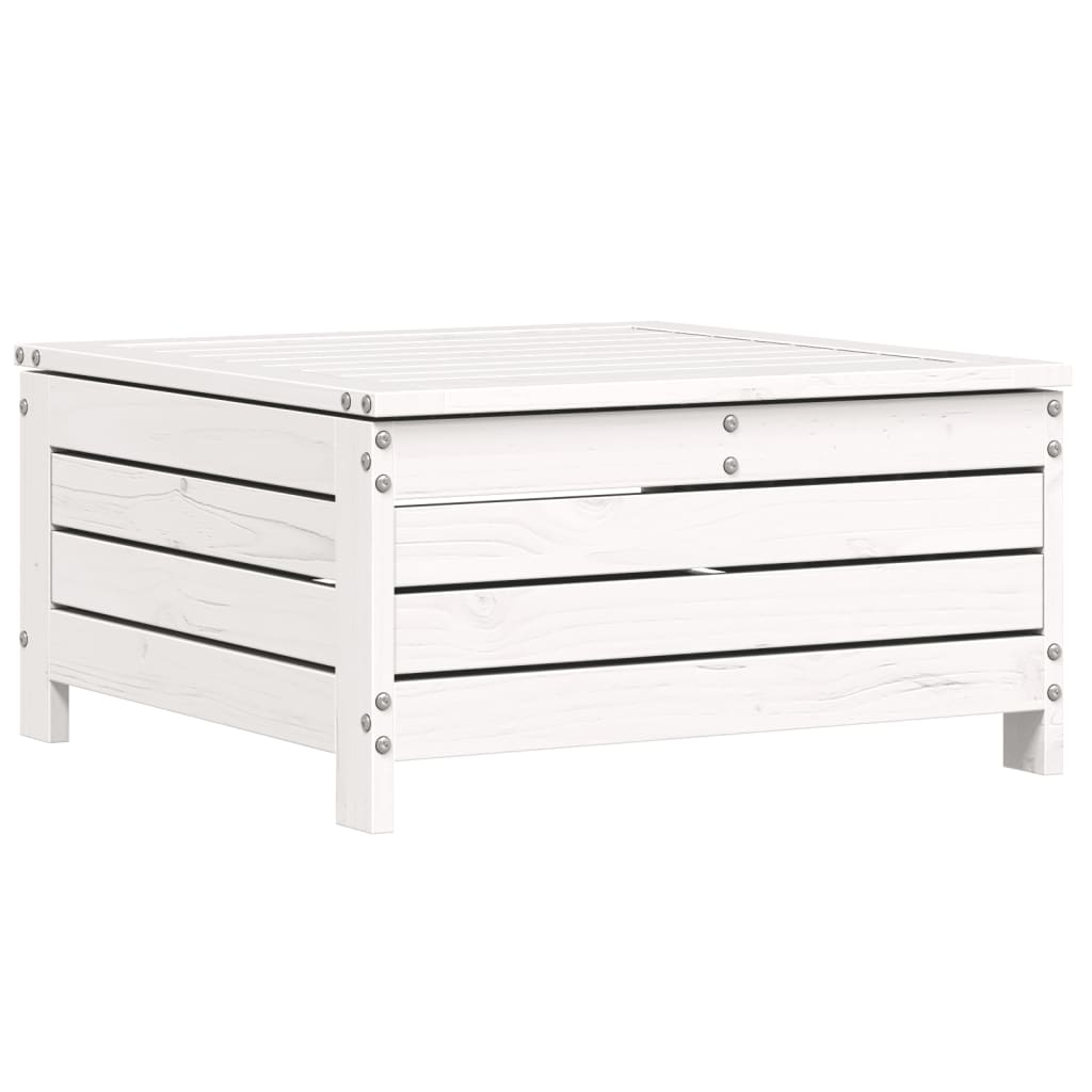 Set Divani da Giardino 8 pz in Legno Massello di Pino Bianco 3250565