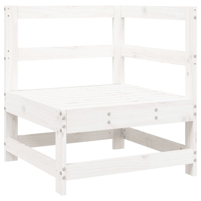 Set Divani da Giardino 8 pz in Legno Massello di Pino Bianco 3250597