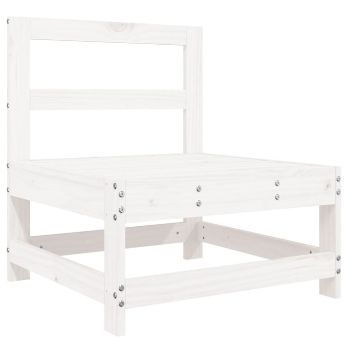 Set Divani da Giardino 8 pz in Legno Massello di Pino Bianco 3250597