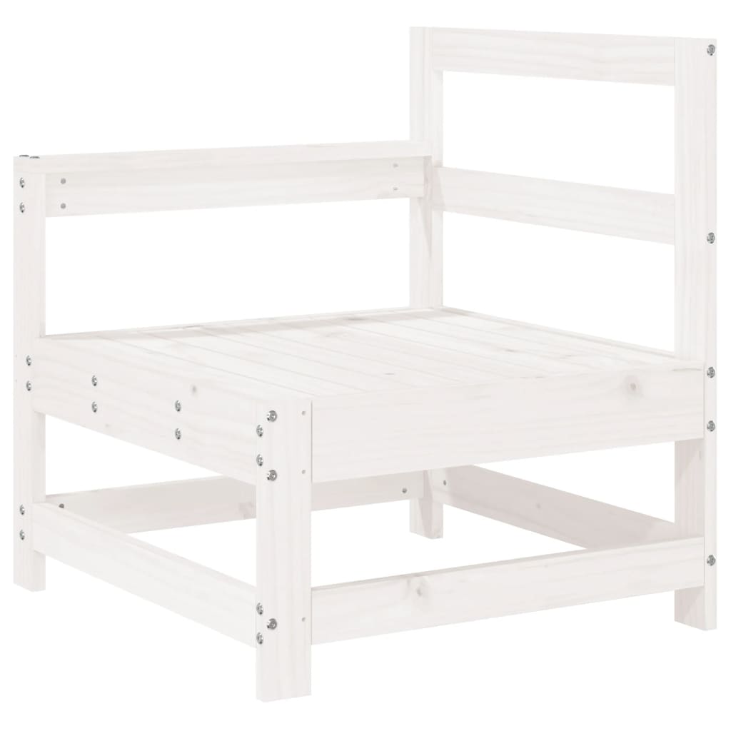 Set Divani da Giardino 8 pz in Legno Massello di Pino Bianco 3250597