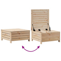 Set Salotto Giardino 8 pz Cuscini Antracite Legno Massello Pino 3250608