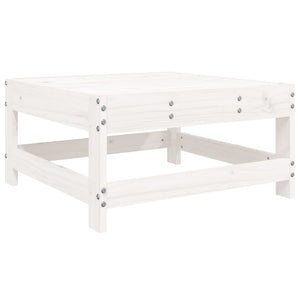 Set Divani da Giardino 10 pz in Legno Massello di Pino Bianco 3250661