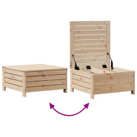 Set Divani da Giardino 3 pz con Cuscini Legno Massello di Pino 3250764