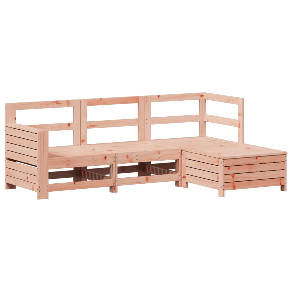 Set Divani da Giardino 4 pz in Legno Massello Abete Douglas 3250770