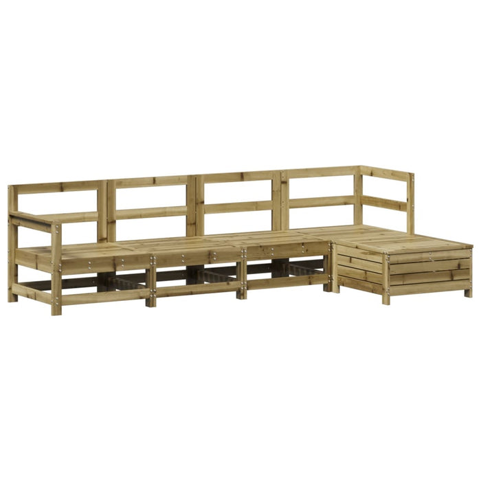 Set Divani da Giardino 5 pz in Legno Impregnato di Pinocod mxl 92946